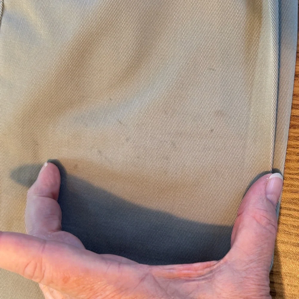 Bill Blass Men's Khaki Chinos, Pleated, Straight Leg 36 x32